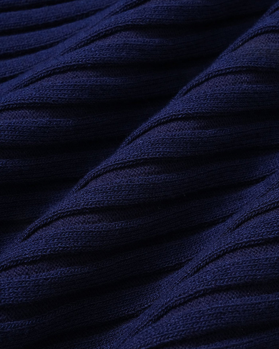 The Blue Boat Neck Ribbed Cap Sleeve Knit Tee