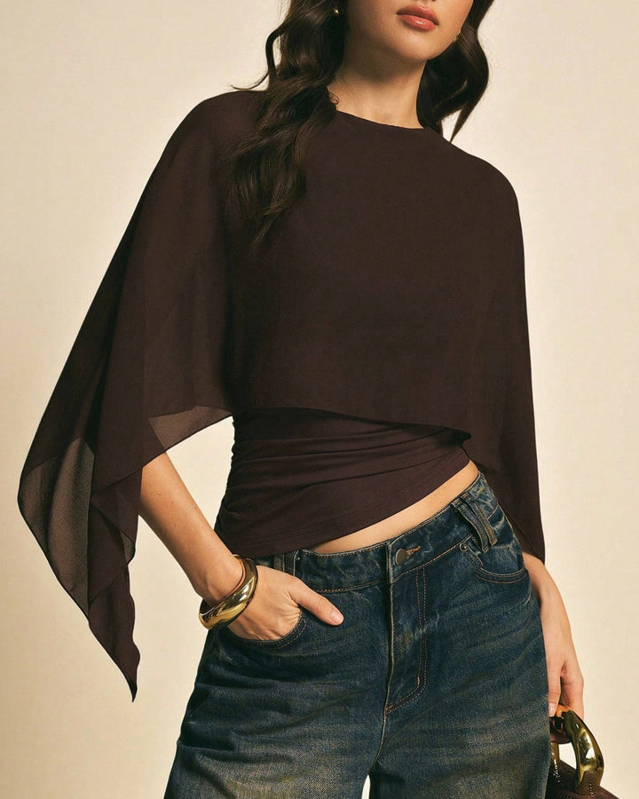 Coffee Cape Sleeve Tee