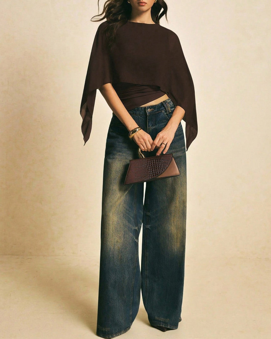 Coffee Cape Sleeve Tee