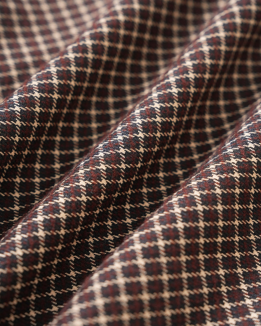 Coffee Plaid A-Line Mini Skirt