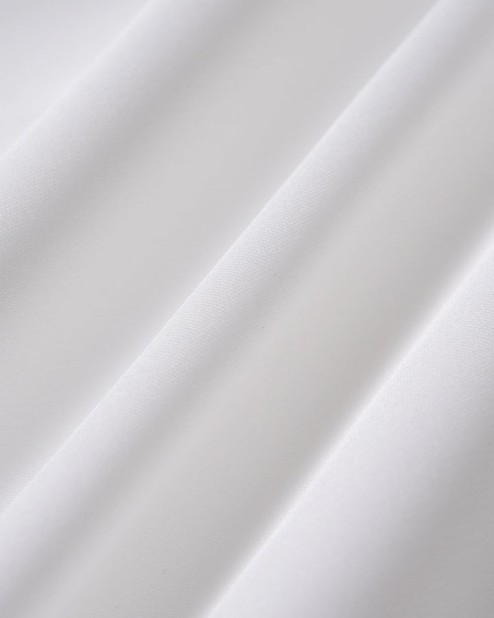 White One Shoulder Tee