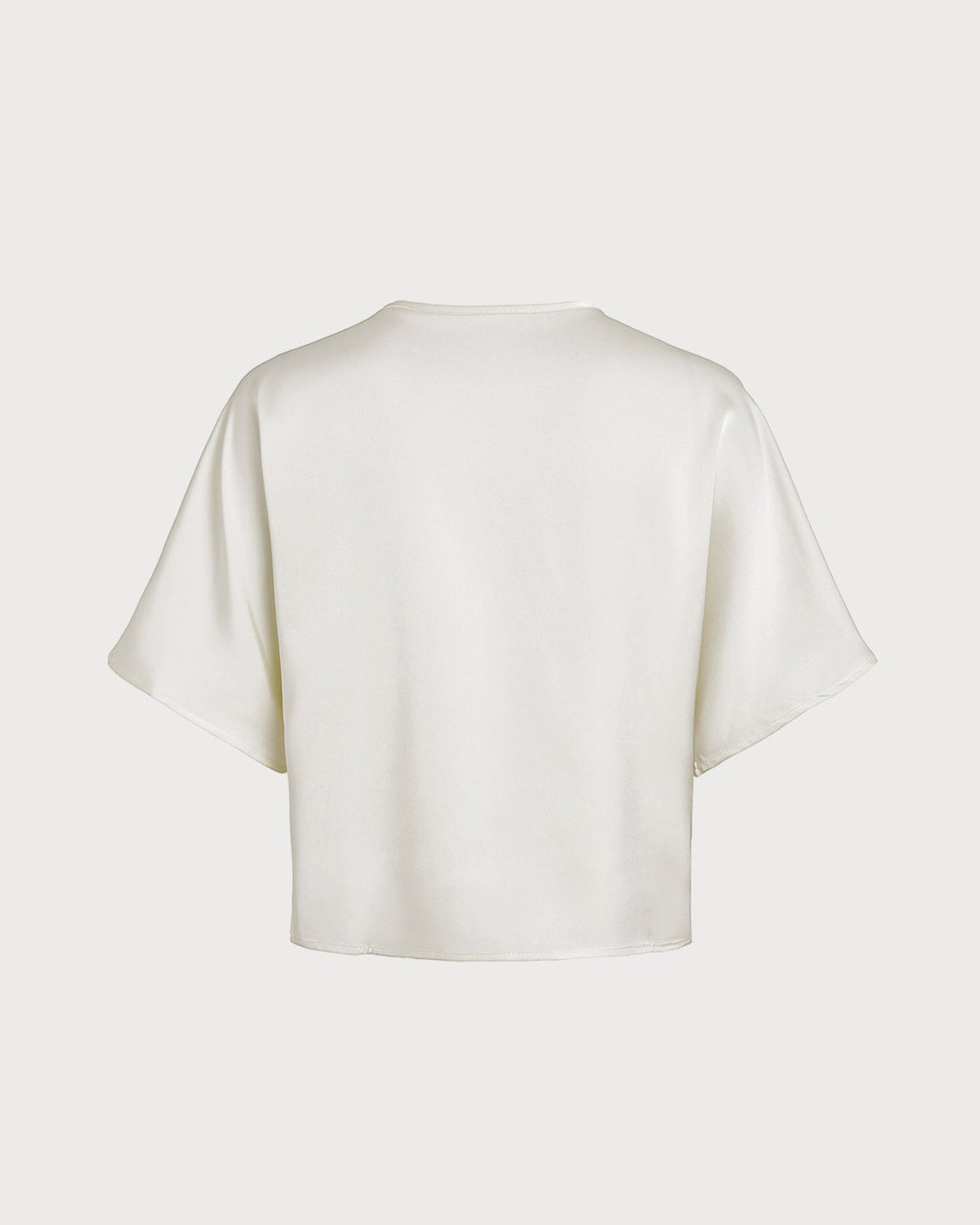 Apricot V Neck Button Tee